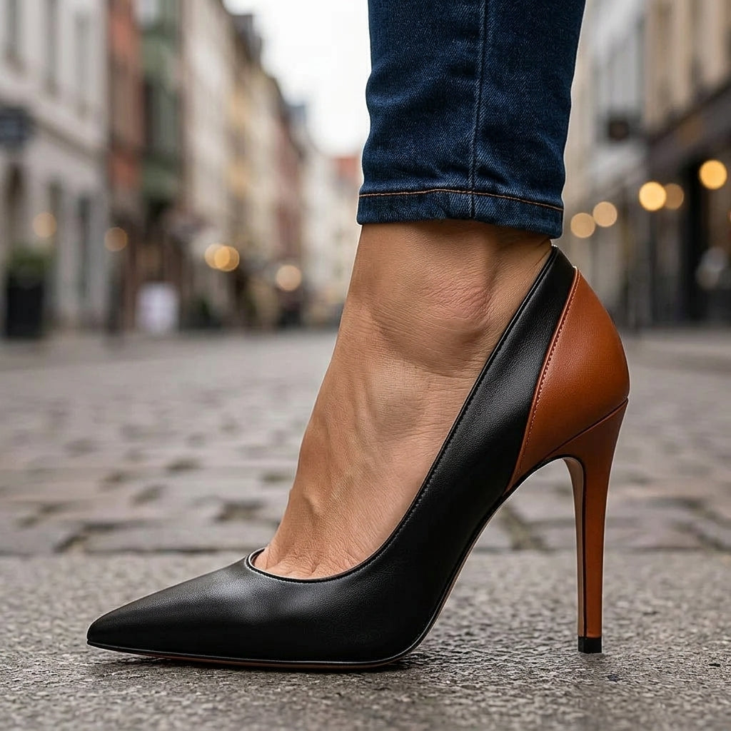 CELESTE ARLO HEELS - Onyx Black