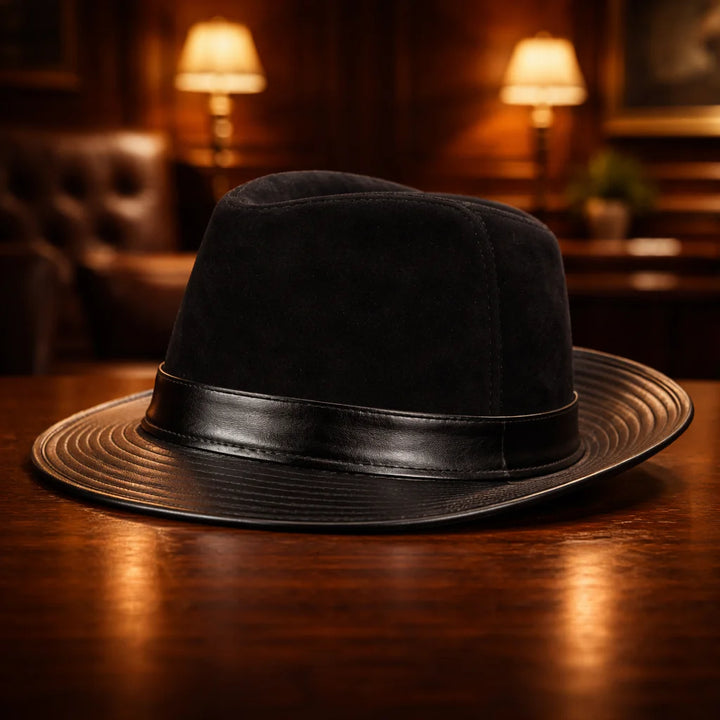 Milano Luxe Leather Hat