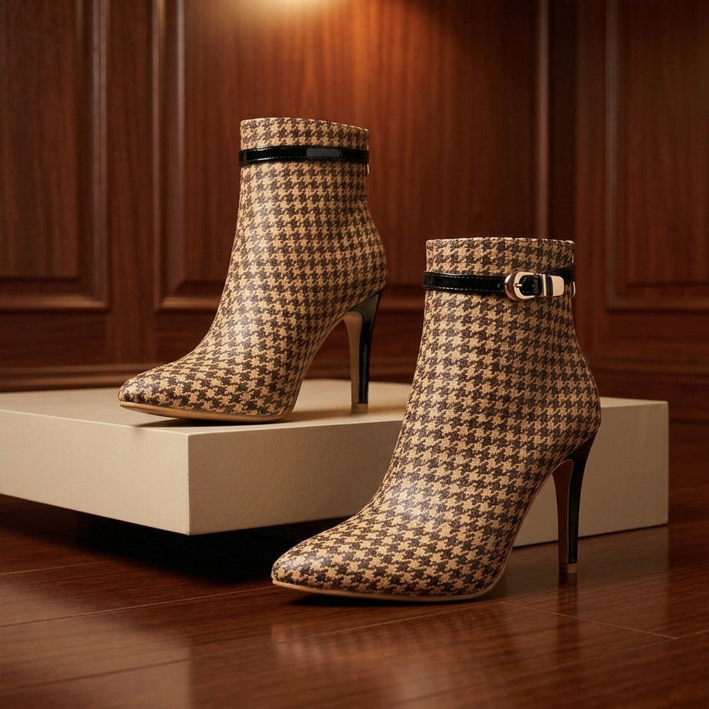 Sofie Bellanova Heeled Boots - Beige