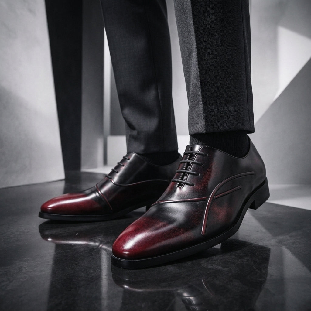 Calenzo Leather Dress Shoes