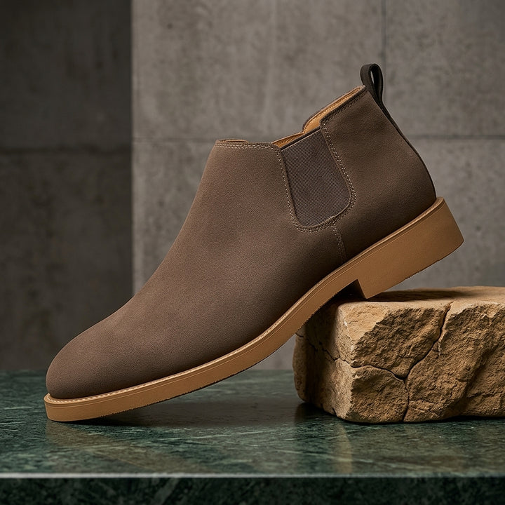Carter Suede Chelsea Boots - grey