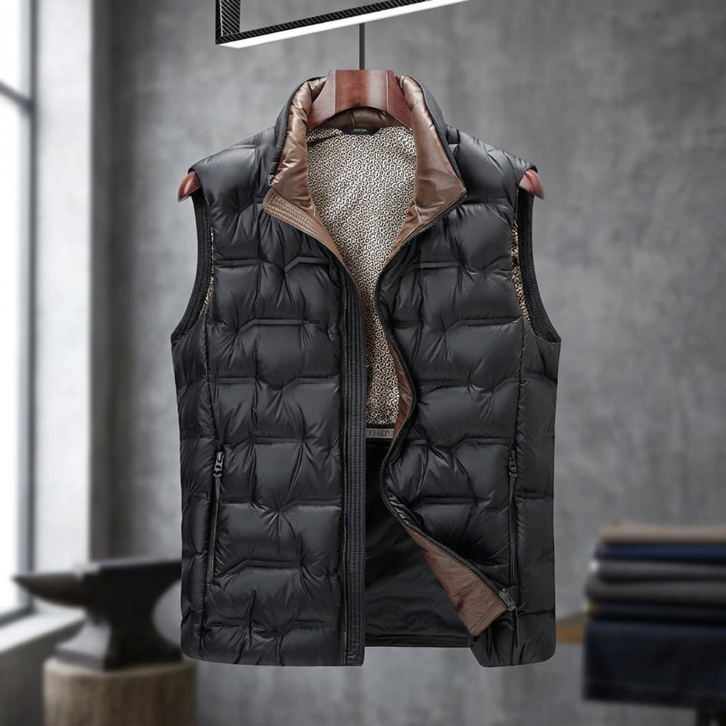 Harlan Duck Down Vest - Black