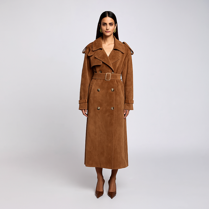 Maison Belted Trench