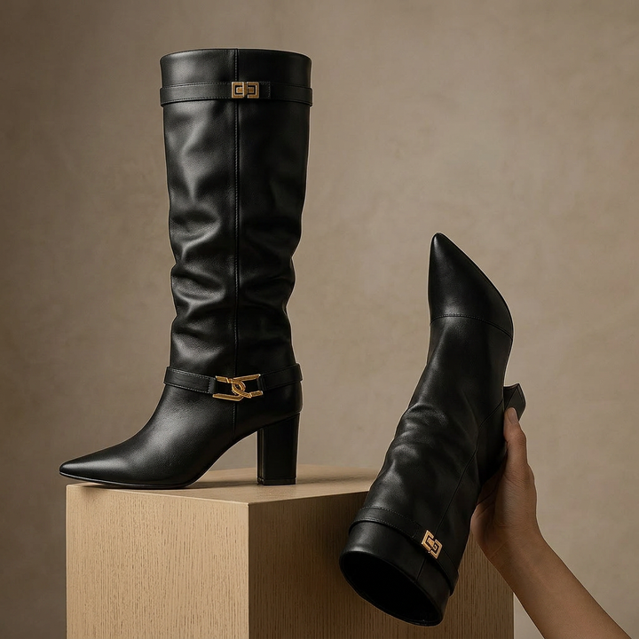 Vera Ren Heeled Boots