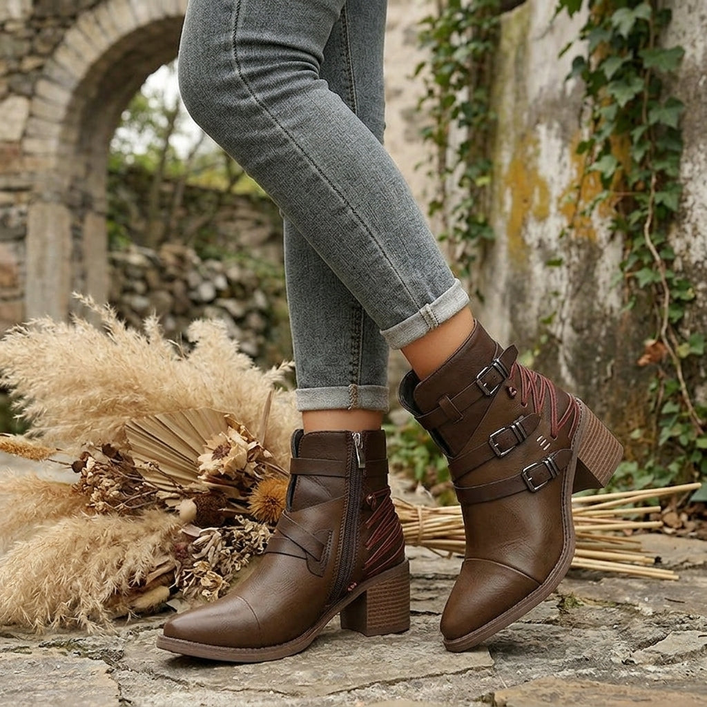 Harper Buckle Boots