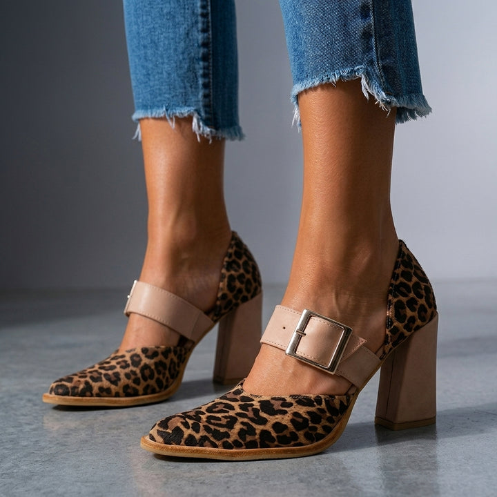 Valencia Buckle Heels