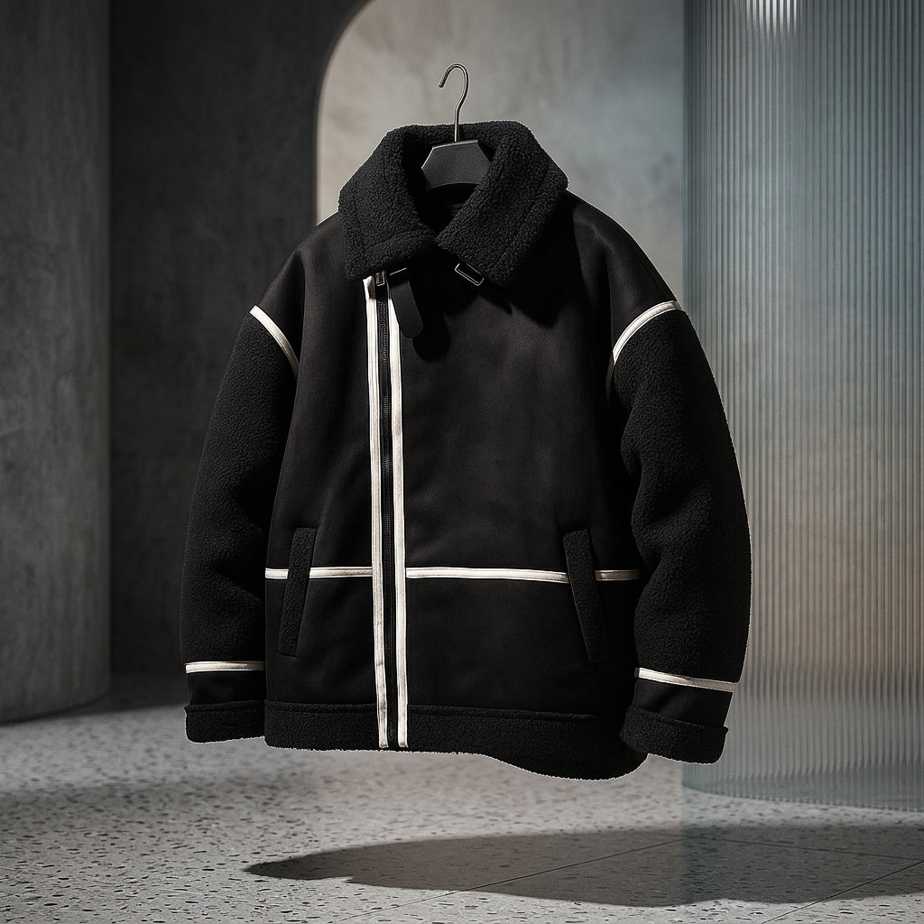Alder Sherpa Jacket - black
