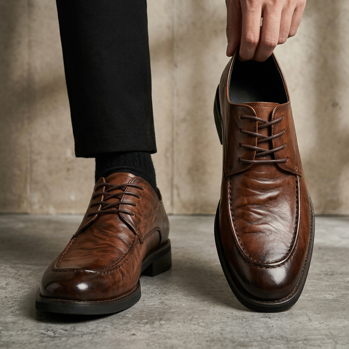 HARRISON COLE LEATHER DERBY