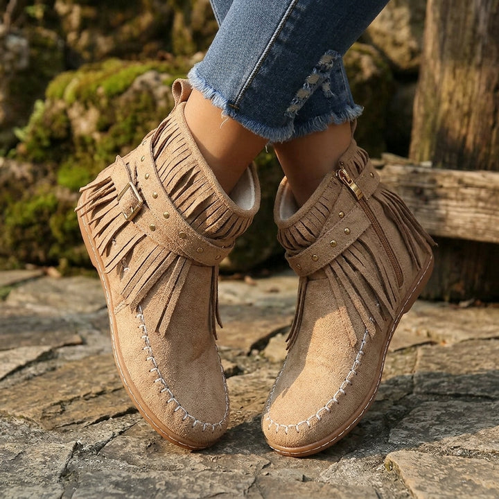 Noelle Boho Ankle Boots