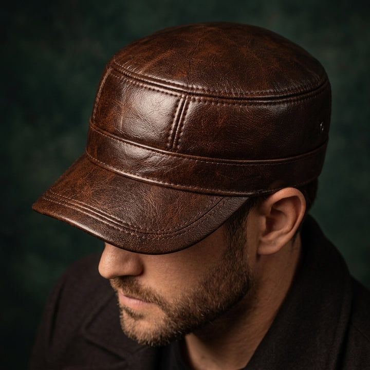 Harrington Genuine Leather Cap
