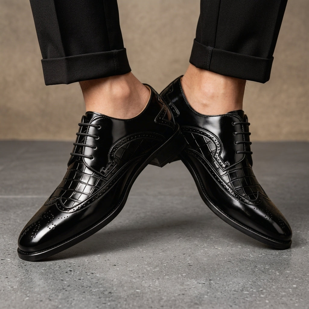 VERCELLI CROC OXFORDS