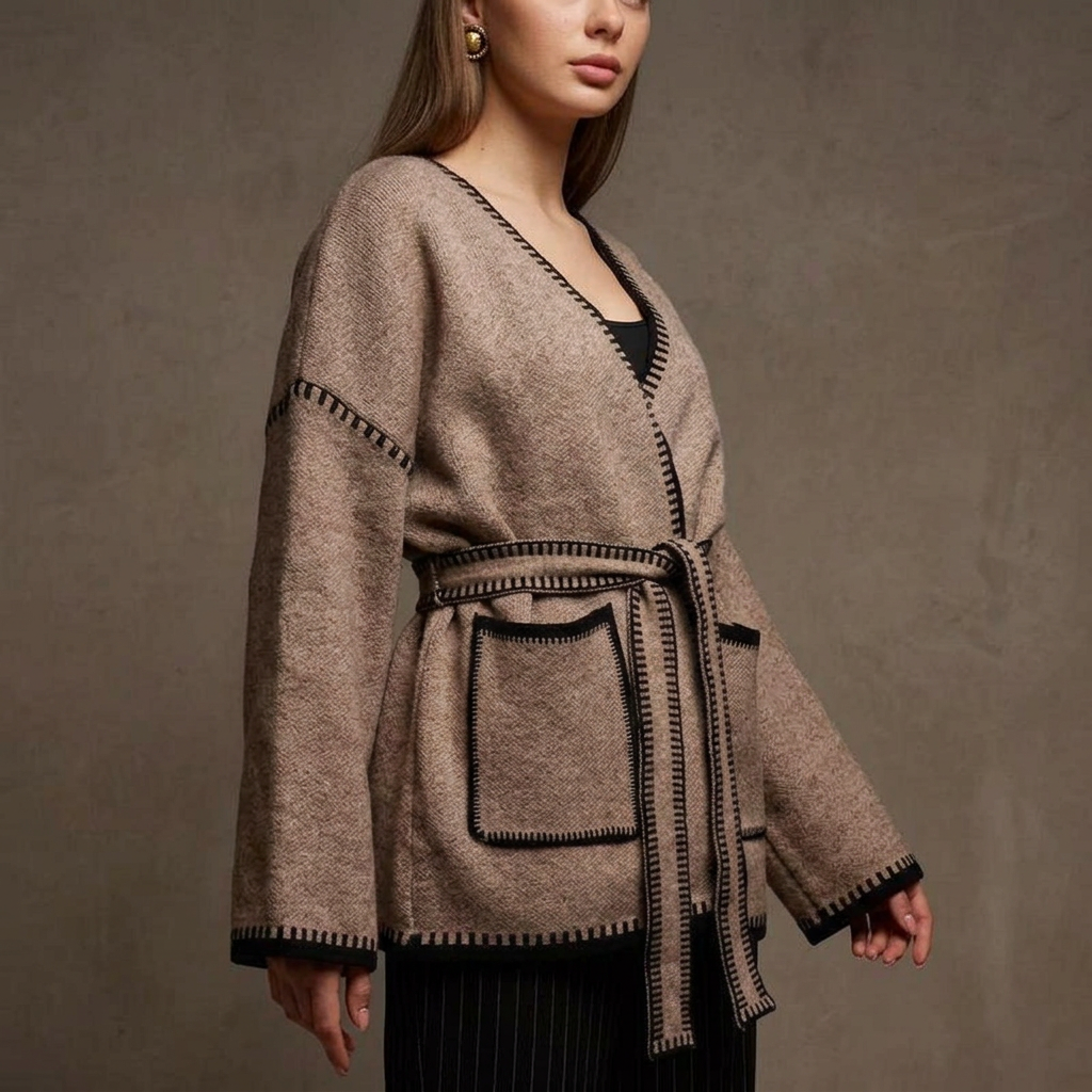 Marcelline Cardigan - Brown
