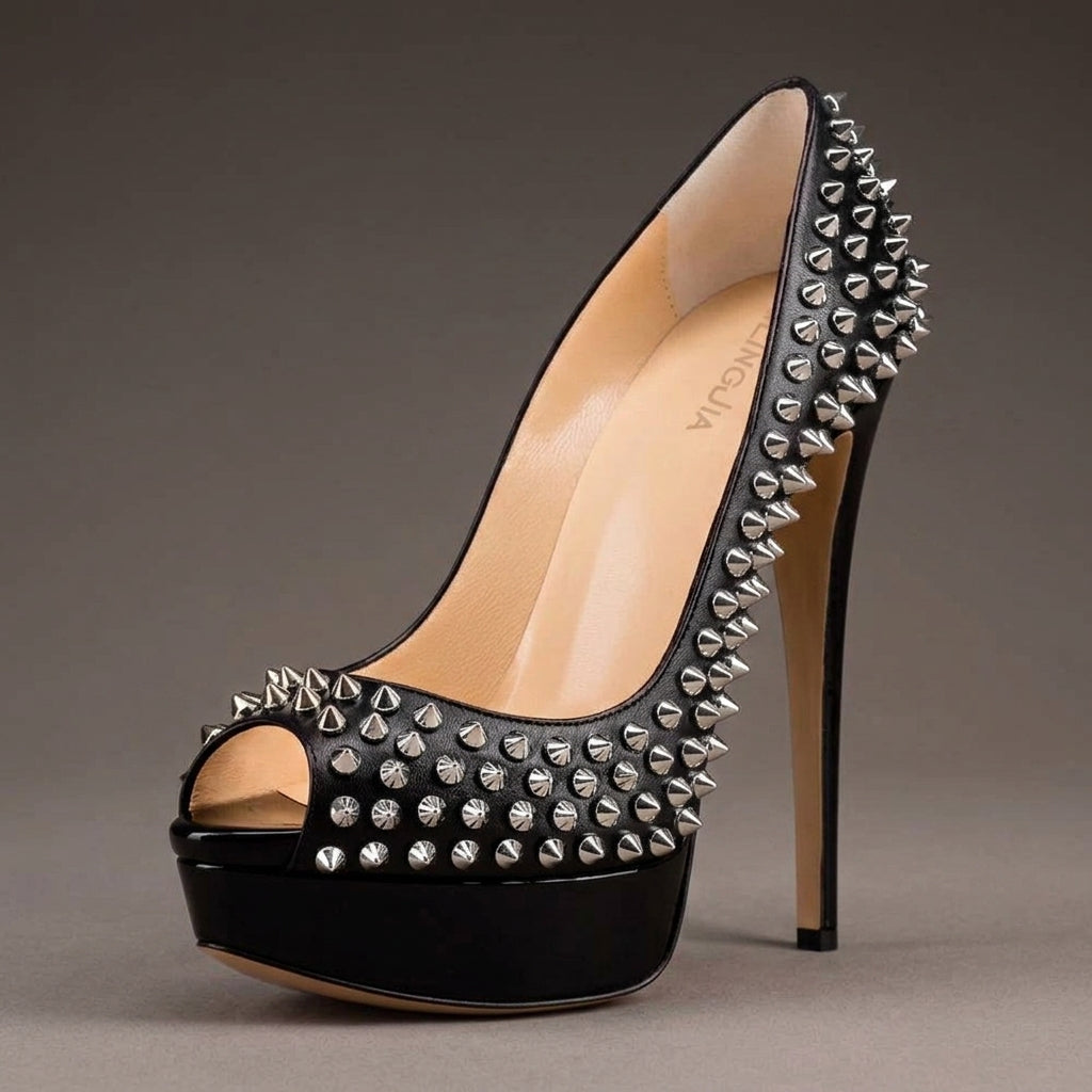 RENA REIGN STUDDED HEELS
