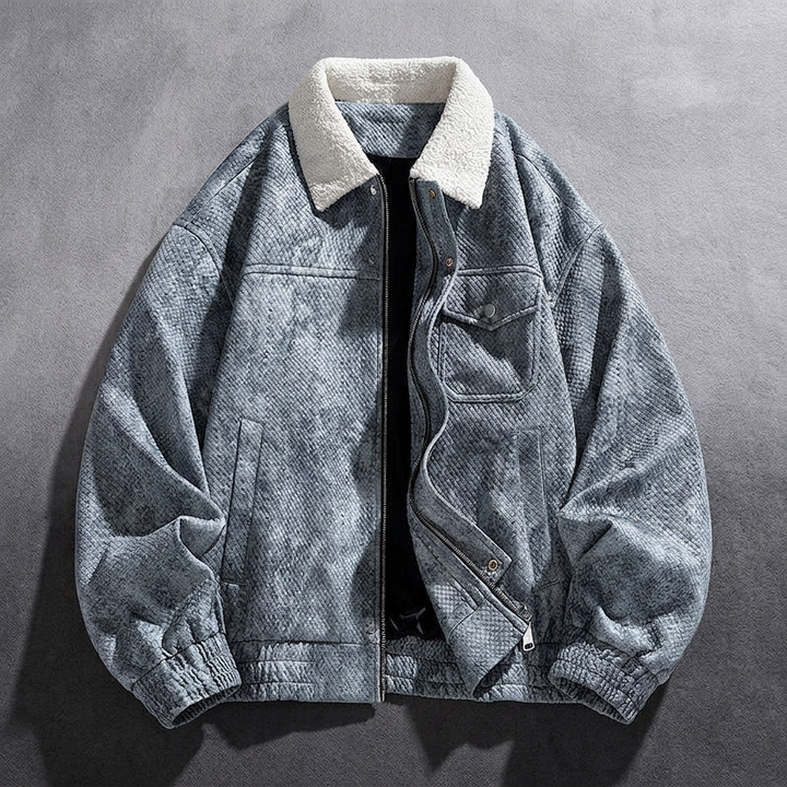Harland Bomber Jacket - Blue