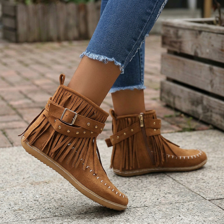Noelle Boho Ankle Boots