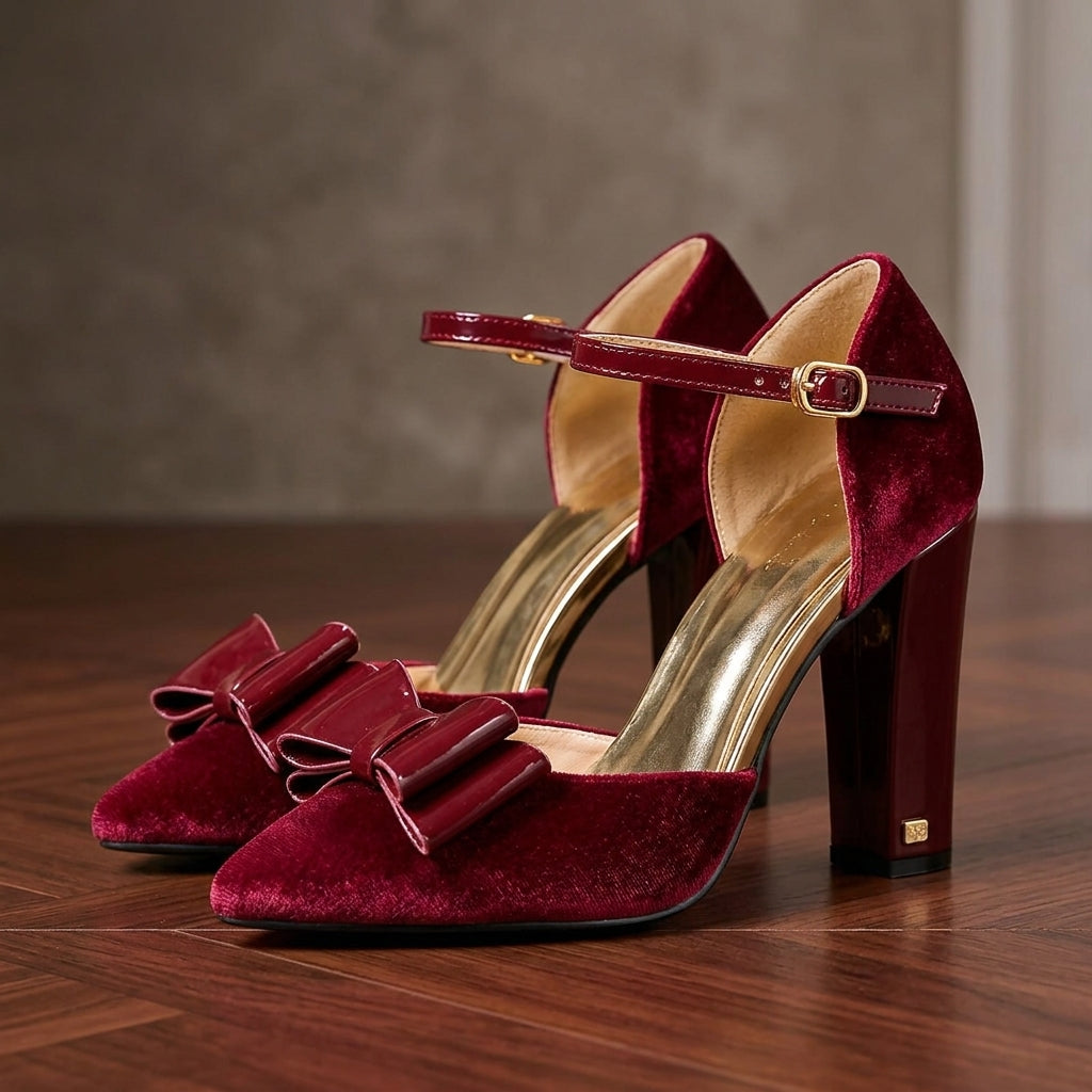 LYLA MAE BOW HEELS