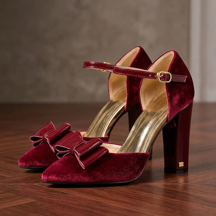 LYLA MAE BOW HEELS