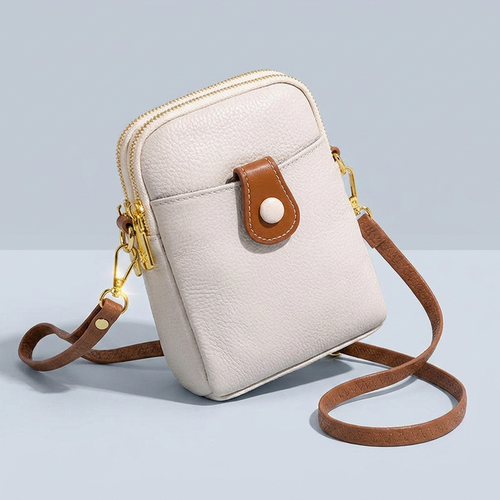 Nela Genuine Leather Bag - white