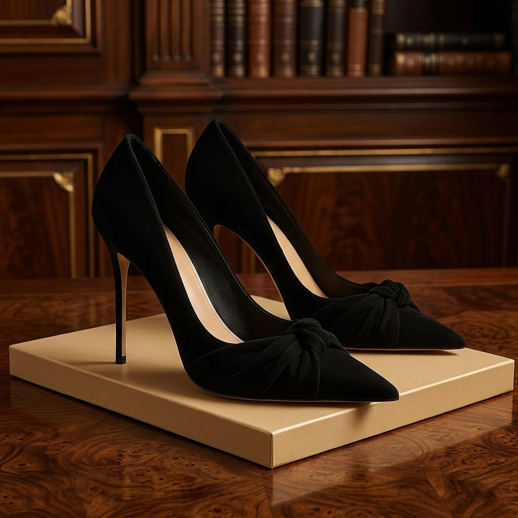 Evelyn Clare Heels - Black