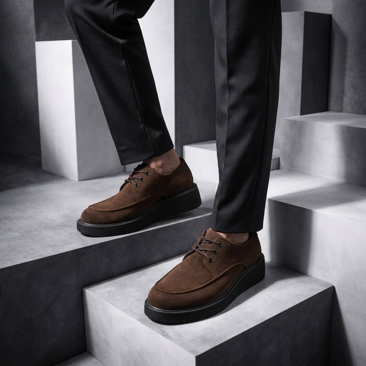 Hudson Suede Lug Derbies