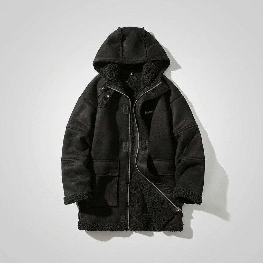Grayson Sherling Jacket - black