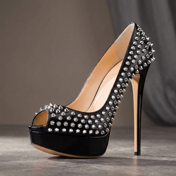 RENA REIGN STUDDED HEELS