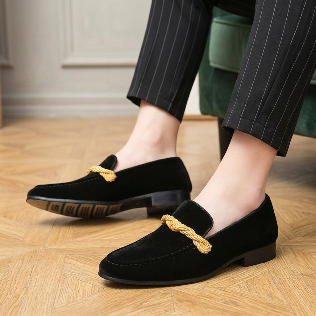 Monte Carlo Velvet Loafers