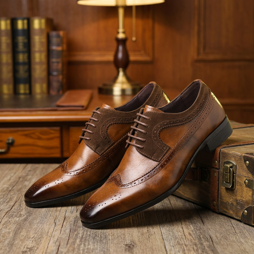 MARCO SANTINO LEATHER LOAFERS