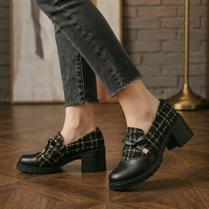 Chantel Tweed Loafers
