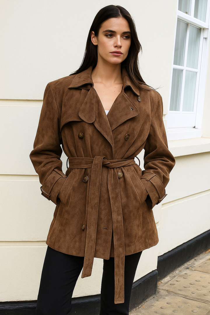 Maison Belted Trench